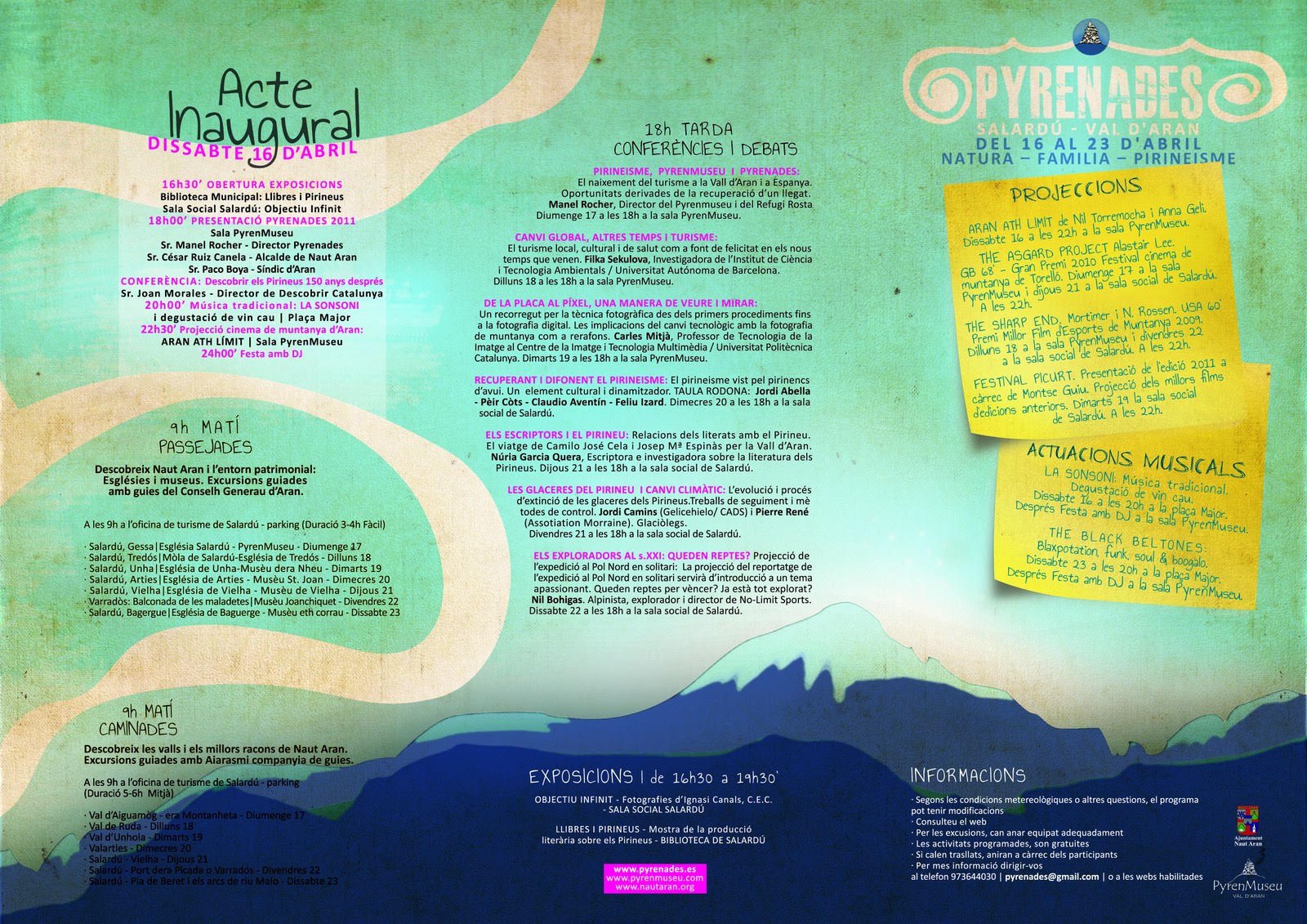 Programa de Pyrenades 2011 · Cara B · interior